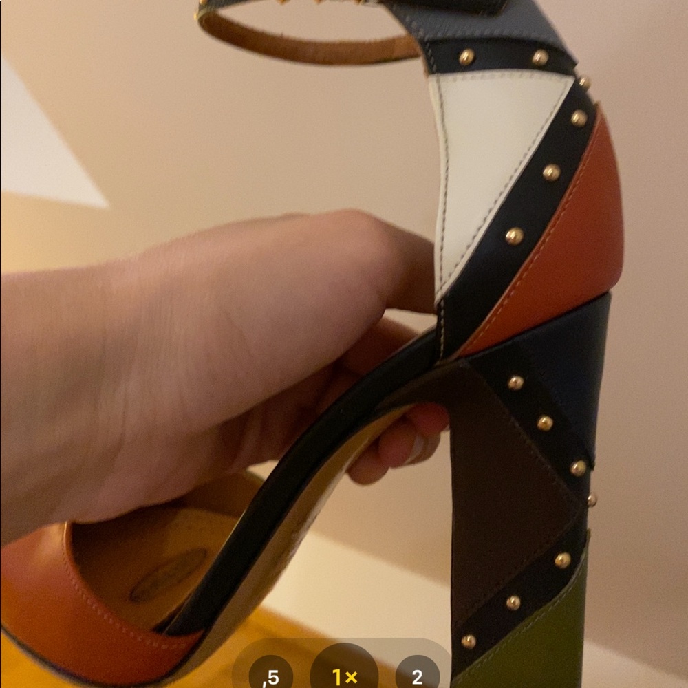 Valentino heeled Pumps sandals shoes 37 - Picture 4 of 14